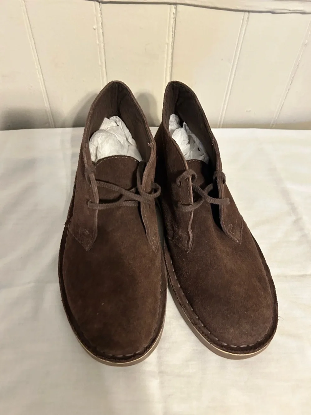 NWOT Clark’s Originals Desert Boots Men’s 8.5 M/ Cola Suede (39852)